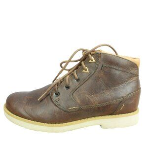 Teva Durban Brown Leather Lace Up Outdoor Bison Chukka Ankle Boots Size 7